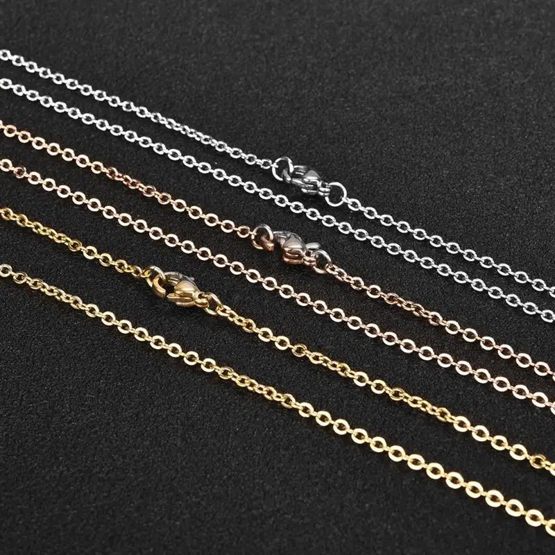2 mm Flat Chain Necklace with Lobster Clasps For Women Men Stainless Steel Choker Classic Handmade Jewelry Accessory 40/45/50cm
2 mm Flat Chain Necklace with Lobster Clasps For Women Men Stainless Steel Choker Classic Handmade Jewelry Accessory 40/45/50cm