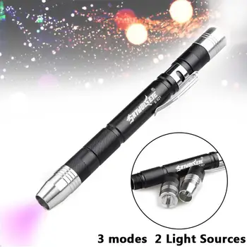 Pen Light 3 mode Portable Medical Doctor Torch LED Flashlight 2 light sources A609 Portable for Outdoor Activitiies Waterproof
Pen Light 3 mode Portable Medical Doctor Torch LED Flashlight 2 light sources A609 Portable for Outdoor Activitiies Waterproof
