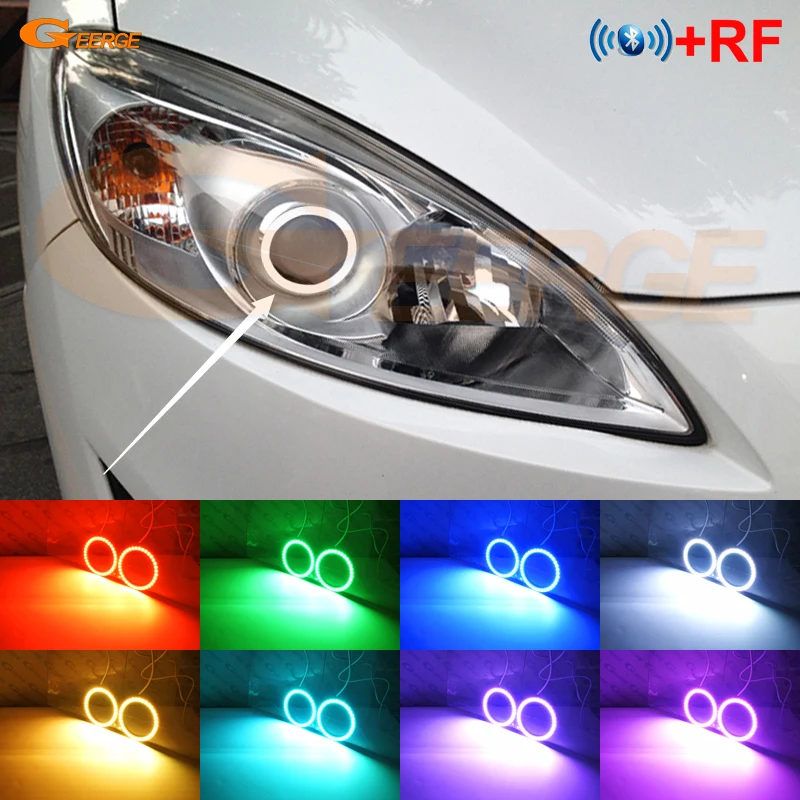 For Mazda 5 Mazda5 2012 2013 2014 2015 Excellent RF Bluetooth Controller Multi-Color Ultra bright RGB LED Angel Eyes kit
For Mazda 5 Mazda5 2012 2013 2014 2015 Excellent RF Bluetooth Controller Multi-Color Ultra bright RGB LED Angel Eyes kit