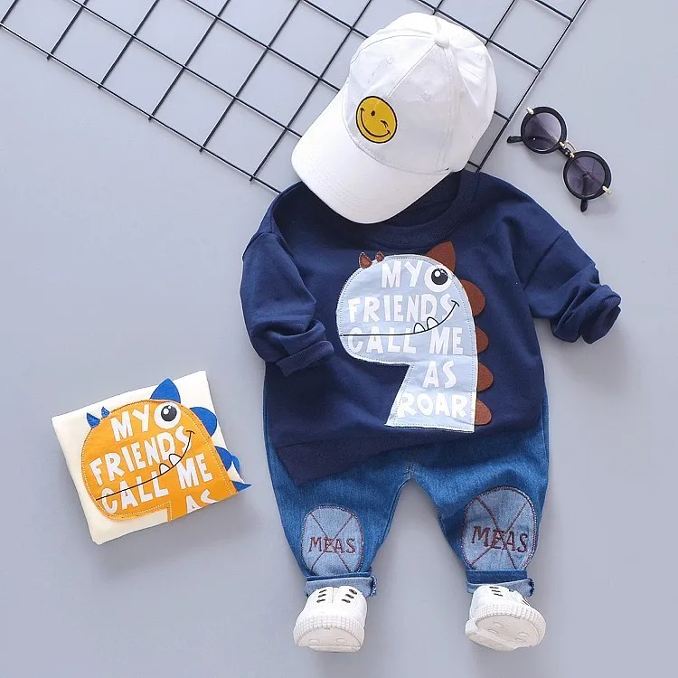 2019 Spring Baby Girls Boys Clothing Infant Clothes Suits Cotton Cartoon Dinosaur T Shirt Pants 2Pcs/Sets Cartoon Kids Costume
2019 Spring Baby Girls Boys Clothing Infant Clothes Suits Cotton Cartoon Dinosaur T Shirt Pants 2Pcs/Sets Cartoon Kids Costume