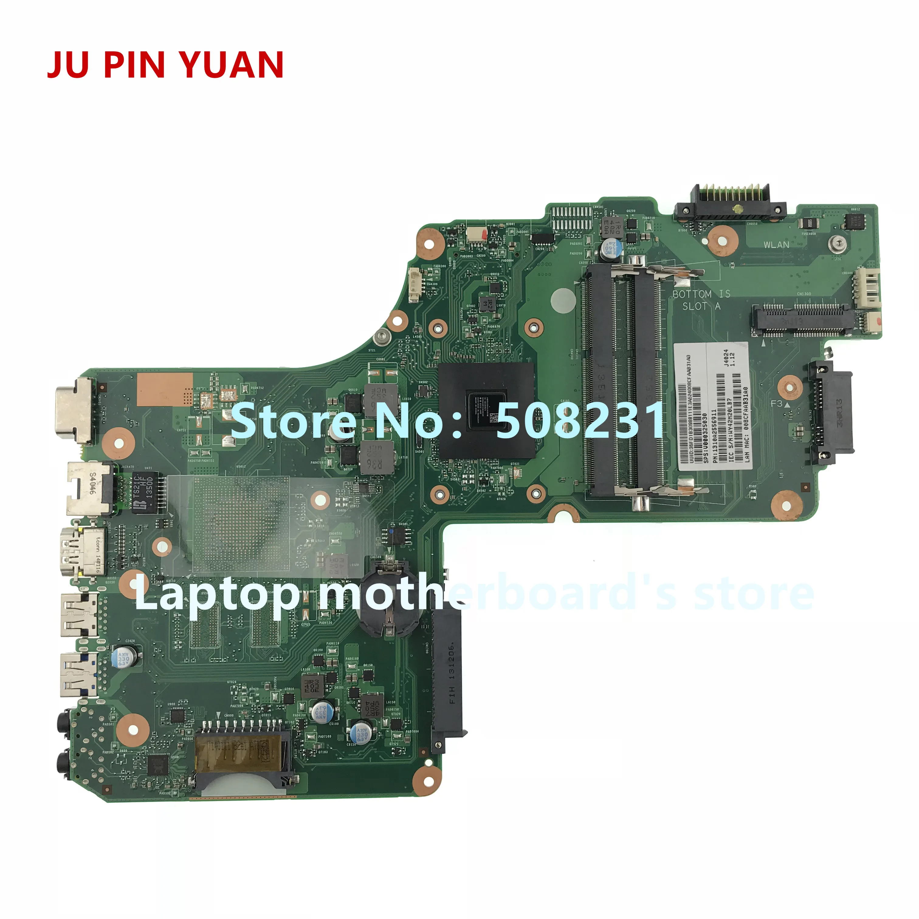 Материнская плата V000325030 6050A2556901-MB-A03 для ноутбука Toshiba Satellite C50DT C55DT
Материнская плата V000325030 6050A2556901-MB-A03 для ноутбука Toshiba Satellite C50DT C55DT
