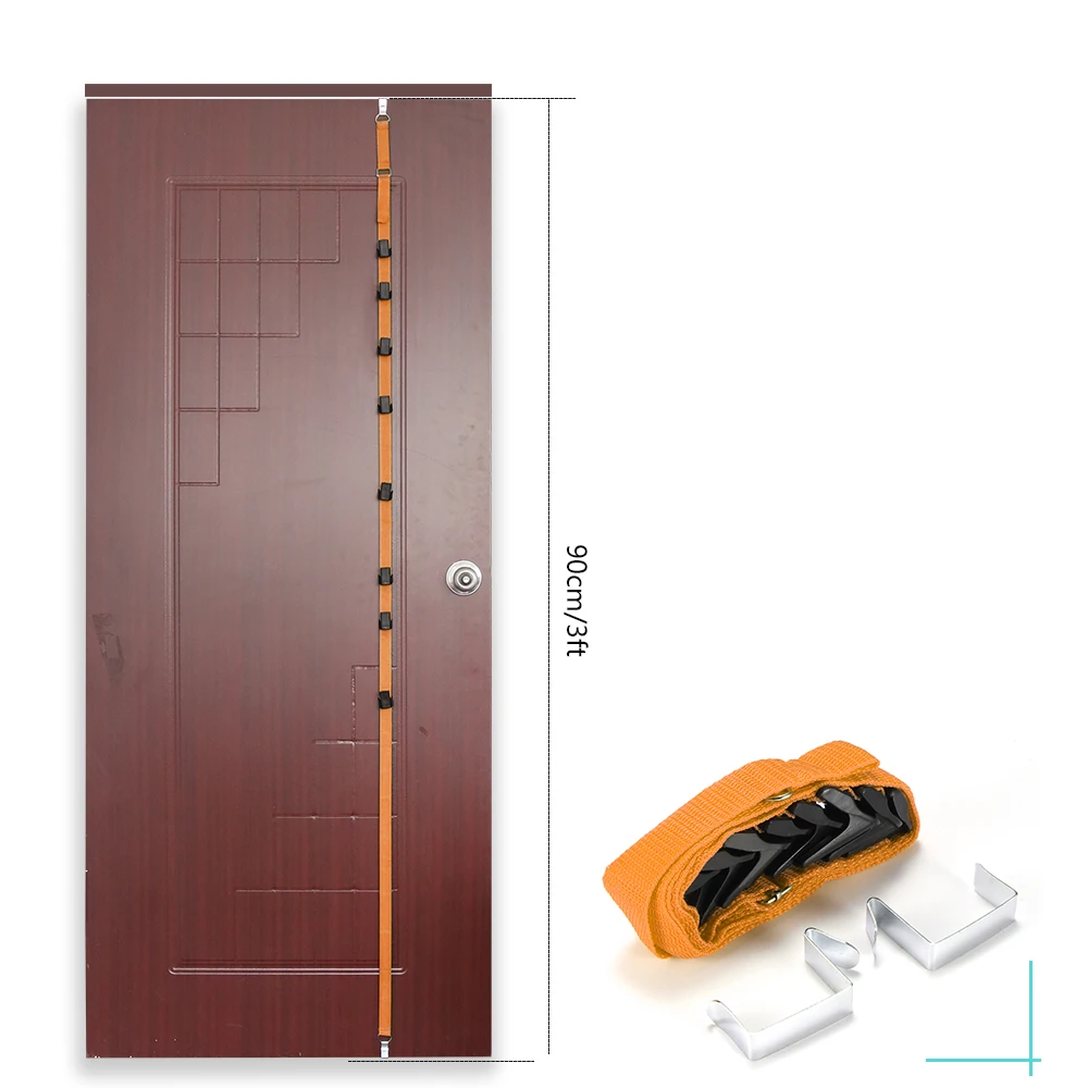 Door Back Installation Storage Organizer Adjustable Hanging Rack Strap Storage Cap Bag Clothes with 7 Hooks
Door Back Installation Storage Organizer Adjustable Hanging Rack Strap Storage Cap Bag Clothes with 7 Hooks