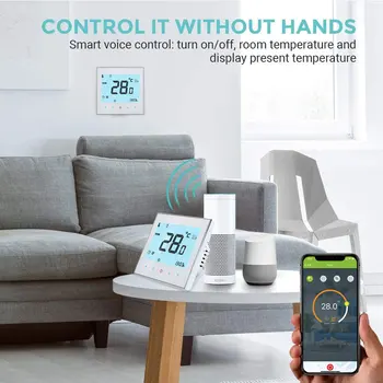 TUYA WiFi Temperature Controller Smart Thermostat Smart Life APP Remote Control for Electric Heating Works with Alexa ECHO 16A
TUYA WiFi Temperature Controller Smart Thermostat Smart Life APP Remote Control for Electric Heating Works with Alexa ECHO 16A