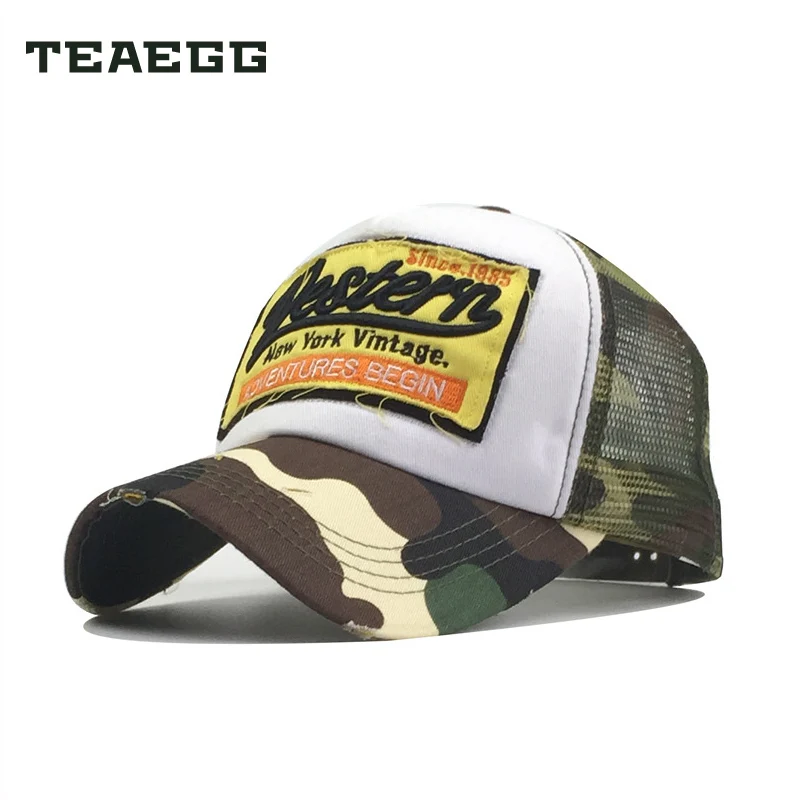 Teaegg Cap Camo Mens Baseball Cap Hiking Letter Baseball Caps For Men Sun Net Hat Casual Breathable Mesh Embroidered Snapback
Teaegg Cap Camo Mens Baseball Cap Hiking Letter Baseball Caps For Men Sun Net Hat Casual Breathable Mesh Embroidered Snapback