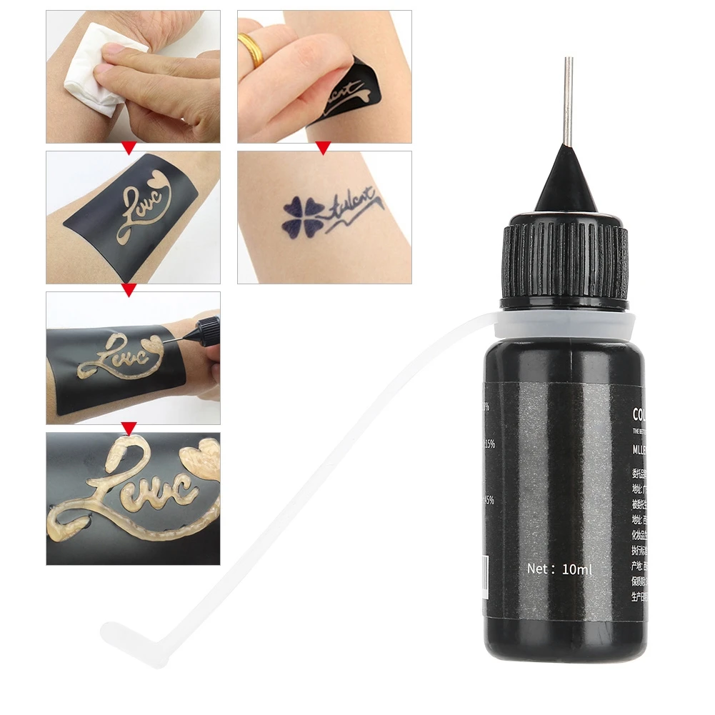 10ml Long Lasting Waterproof Natural Juice Tattoo Paste for Temporary Body Art Painting Juice Ink Body Art Cream Tattoo Supply
10ml Long Lasting Waterproof Natural Juice Tattoo Paste for Temporary Body Art Painting Juice Ink Body Art Cream Tattoo Supply