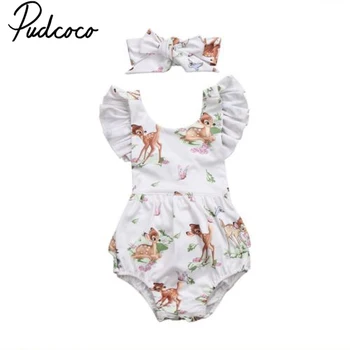 Pudcoco Newborn Infant Toddler Age 0-18M Baby Girls Clothes Deer Flying Sleeve Bodysuit Jumpsuit Baby Girls Clothes Set Outfits
Pudcoco Newborn Infant Toddler Age 0-18M Baby Girls Clothes Deer Flying Sleeve Bodysuit Jumpsuit Baby Girls Clothes Set Outfits