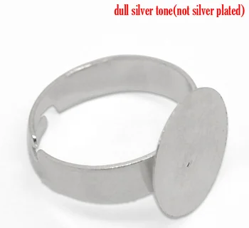 DoreenBeads Silver Color Adjustable Ring Base Blank Glue-on 18.3mm US 8 20 (B16809) yiwu 
DoreenBeads Silver Color Adjustable Ring Base Blank Glue-on 18.3mm US 8 20 (B16809) yiwu