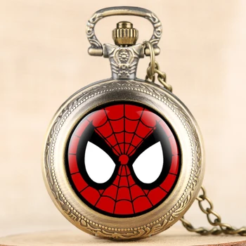 Spider Man Movie Theme Design Vintage Quartz Pocket Watch Retro Necklace Chain Cool Pendant Clock Kid Men Women Gifts
Spider Man Movie Theme Design Vintage Quartz Pocket Watch Retro Necklace Chain Cool Pendant Clock Kid Men Women Gifts