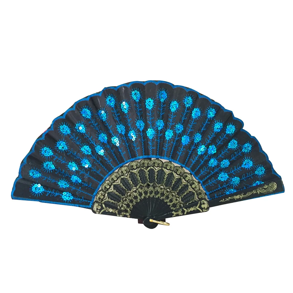 Fashionable Sequins Peacock Fan Handmade Dance Hand Fans for Performance Stage Show (Sky Blue)
Fashionable Sequins Peacock Fan Handmade Dance Hand Fans for Performance Stage Show (Sky Blue)