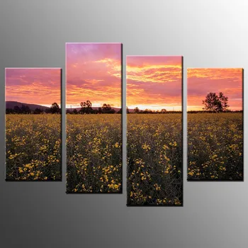 HD 4 Panel Sunset Flowers Modular Pictures With Framed Print On The Wall Art Canvas Painting For Living Room Shipped 24 Hours
HD 4 Panel Sunset Flowers Modular Pictures With Framed Print On The Wall Art Canvas Painting For Living Room Shipped 24 Hours