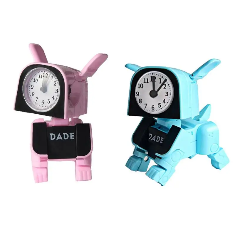Multifunctional Children toys Cartoon Manual Deformation Dog Alarm Clock Electronic Wake Up Timer Kid Toys Birthday gifts
Multifunctional Children toys Cartoon Manual Deformation Dog Alarm Clock Electronic Wake Up Timer Kid Toys Birthday gifts