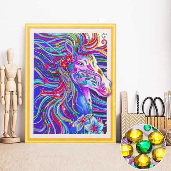 Huacan 5D Diamond Embroidery Horse Special Shape Diamond Painting Animal Rhinestone Picture Mosaic Kit 40x50
Huacan 5D Diamond Embroidery Horse Special Shape Diamond Painting Animal Rhinestone Picture Mosaic Kit 40x50