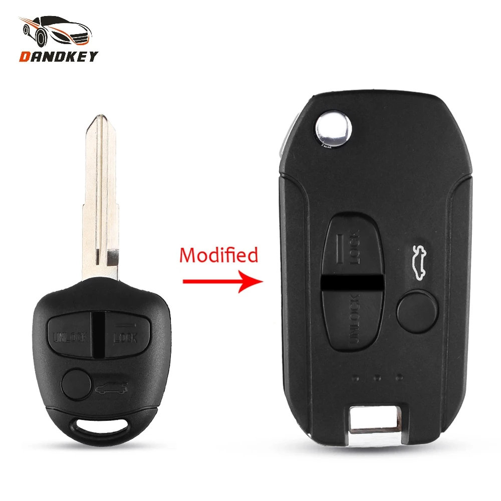 Dandkey 3 Button Modified Remote Flip Folding Car Key Case Key Shell For Mitsubishi Outlander Lancer EVO Colt Mirage MIT11 Blade
Dandkey 3 Button Modified Remote Flip Folding Car Key Case Key Shell For Mitsubishi Outlander Lancer EVO Colt Mirage MIT11 Blade