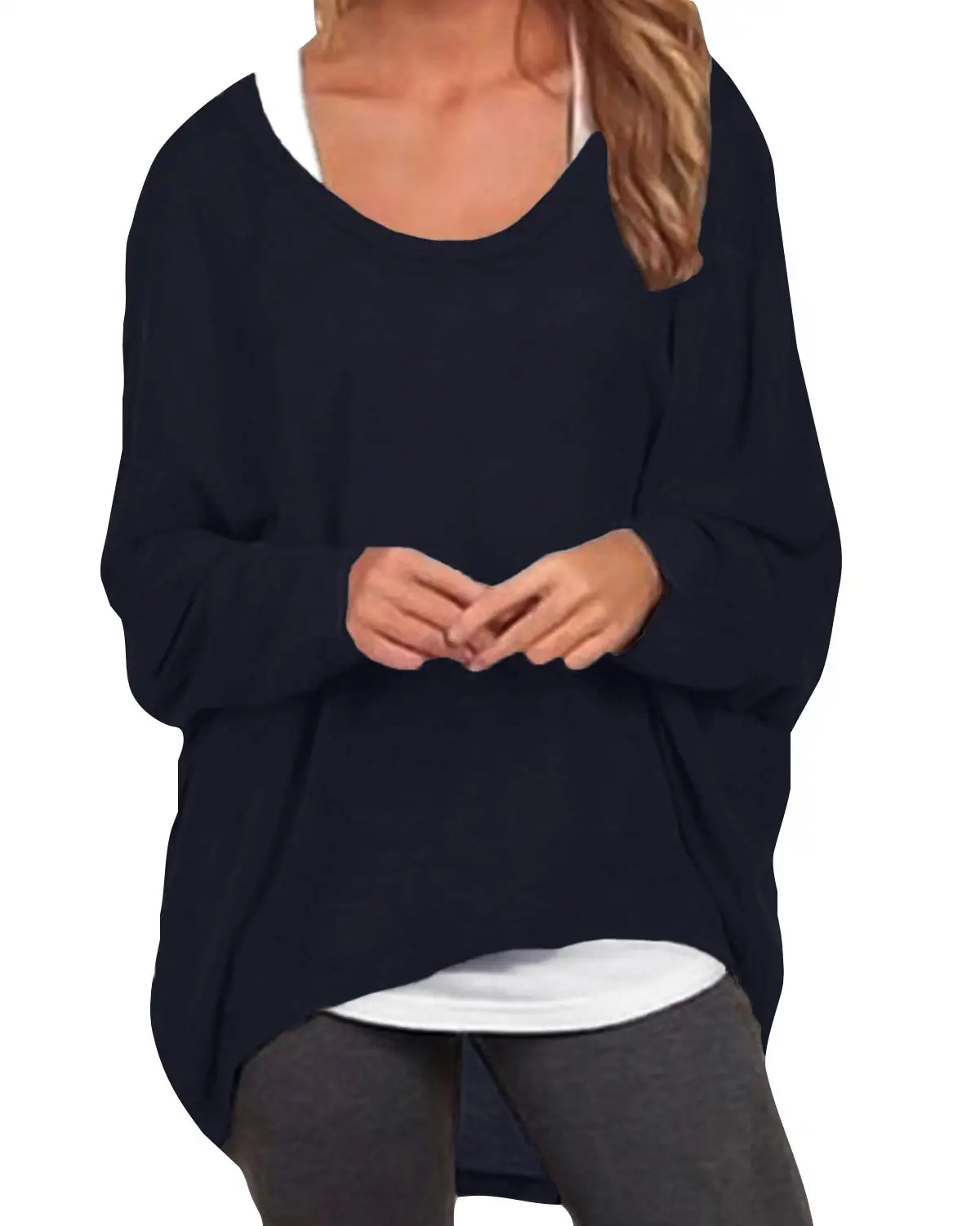 Plus Size ZANZEA 2019 Women Shirt Tops Loose Long T-shirt Autumn Batwing Sleeve Tee Pullover Casual Knitted Blusas Femininas 3XL
Plus Size ZANZEA 2019 Women Shirt Tops Loose Long T-shirt Autumn Batwing Sleeve Tee Pullover Casual Knitted Blusas Femininas 3XL
