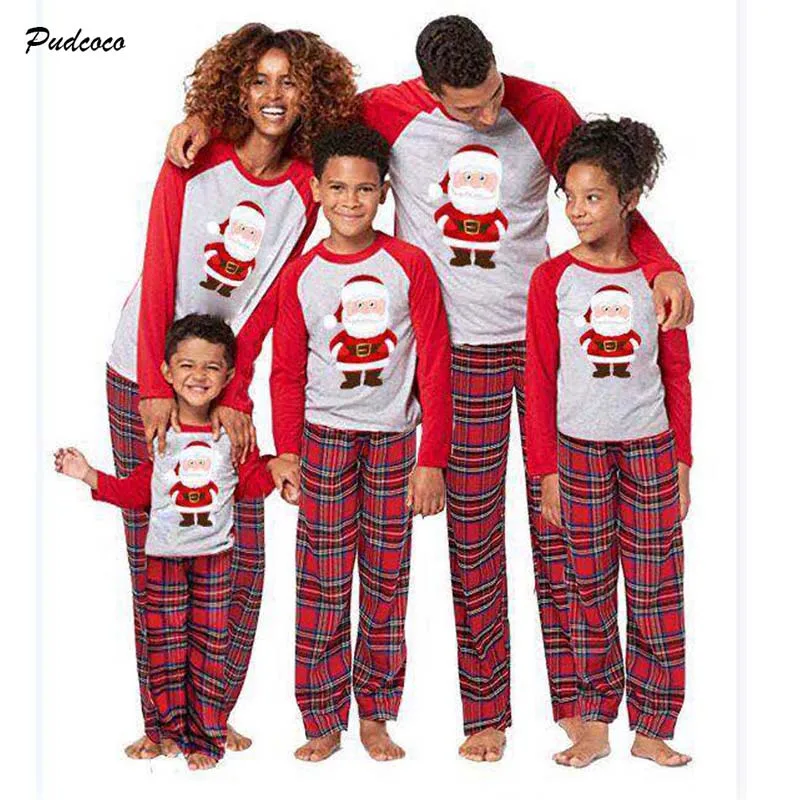 2018 Christmas Family Matching Santa Pajamas Set Winter Santa Claus Adult Kid Women Men Kid Baby Sleepwear Nightwear PJs Costume 
2018 Christmas Family Matching Santa Pajamas Set Winter Santa Claus Adult Kid Women Men Kid Baby Sleepwear Nightwear PJs Costume