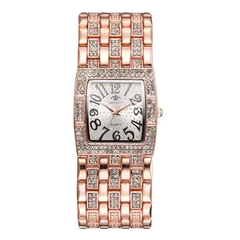Elegant Rhinestone Bracelet Strap Diamond Quartz Watches Luxury Brand Women Analog Wrist Watch Gifts For Women
Elegant Rhinestone Bracelet Strap Diamond Quartz Watches Luxury Brand Women Analog Wrist Watch Gifts For Women
