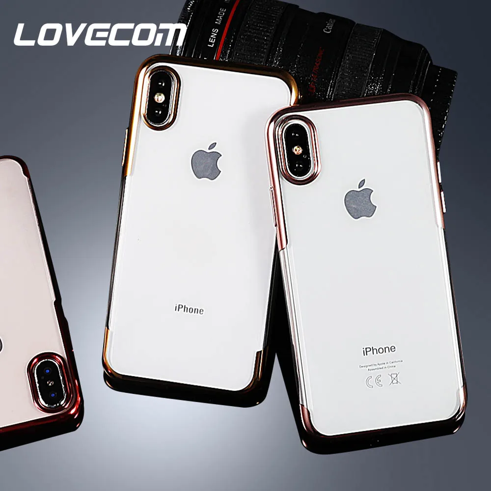 LOVECOM Case For iPhone XR XS Max X XS 6 6S 7 8 Plus Transparent Electroplated Soft TPU Protective Phone Back Cover Cases Gift
LOVECOM Case For iPhone XR XS Max X XS 6 6S 7 8 Plus Transparent Electroplated Soft TPU Protective Phone Back Cover Cases Gift