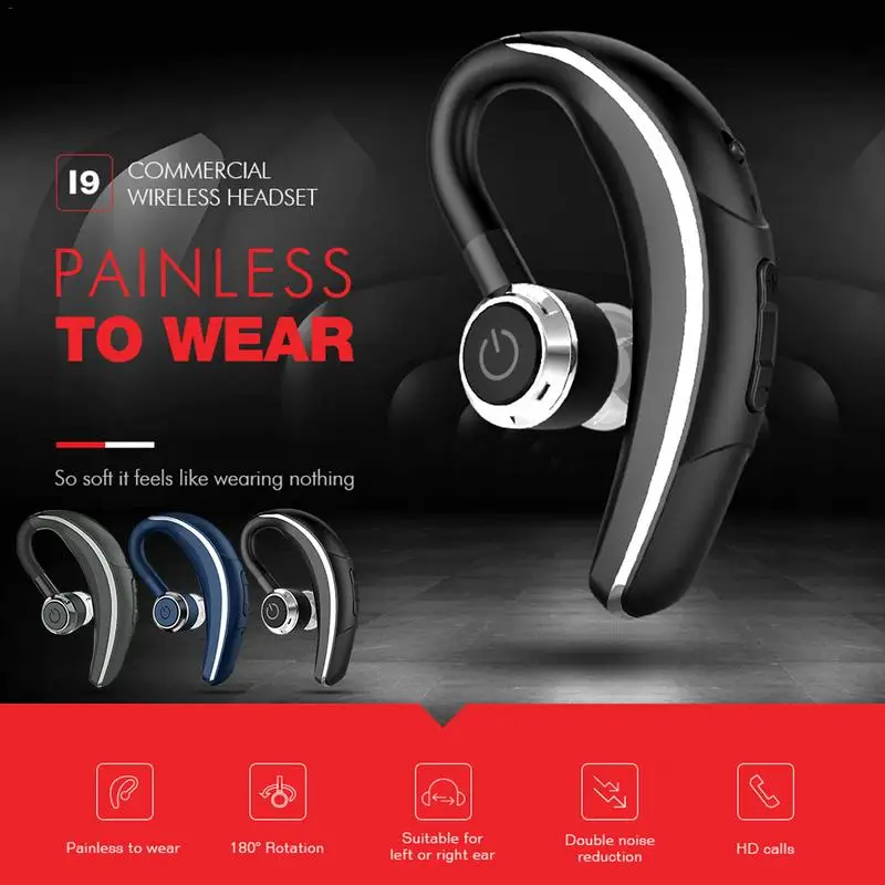 Havit I9 Bluetooth 4.2 Mini Wireless Ear Hook Bone Conduction Earphone Business Single-sided Ear-mounted Driving Headset
Havit I9 Bluetooth 4.2 Mini Wireless Ear Hook Bone Conduction Earphone Business Single-sided Ear-mounted Driving Headset