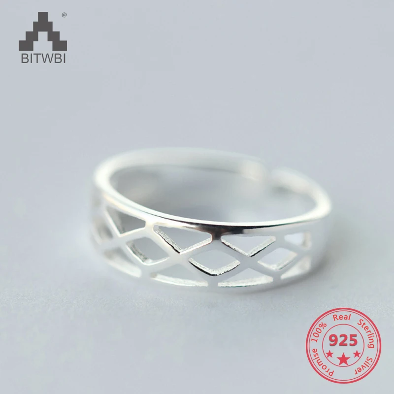 Korea Hot Style S925 Sterling Silver Simple Retro Vintage Geometric Open Ring Jewelry for Women
Korea Hot Style S925 Sterling Silver Simple Retro Vintage Geometric Open Ring Jewelry for Women