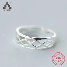 Korea Hot Style S925 Sterling Silver Simple Retro Vintage Geometric Open Ring Jewelry for Women
Korea Hot Style S925 Sterling Silver Simple Retro Vintage Geometric Open Ring Jewelry for Women