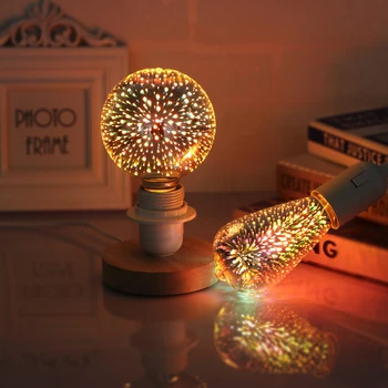 Led Light Bulb 3D Decoration Bulb Firework AC220-240V G80 A60 ST64 Bottle Heart E27 Holiday Lights Novelty Christmas Lamp
Led Light Bulb 3D Decoration Bulb Firework AC220-240V G80 A60 ST64 Bottle Heart E27 Holiday Lights Novelty Christmas Lamp