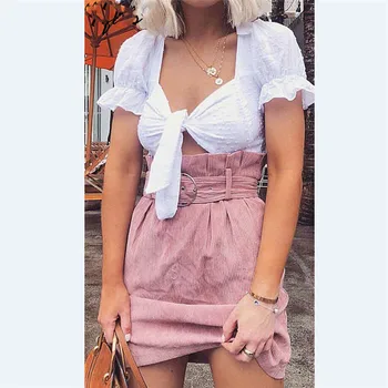 2019 Winter Women High Waist Skirts Series Pink Female Autumn Casual Corduroy Solid Mini Short Pencil Skirt For Women
2019 Winter Women High Waist Skirts Series Pink Female Autumn Casual Corduroy Solid Mini Short Pencil Skirt For Women