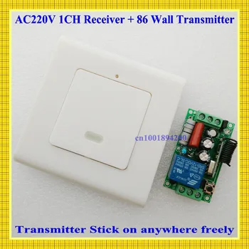 AC220V Light Lamp LED Remote Control ON OFF System 86 Wall Pannel Remote Control Transmitter without Wiring Learning Code 315mhz
AC220V Light Lamp LED Remote Control ON OFF System 86 Wall Pannel Remote Control Transmitter without Wiring Learning Code 315mhz