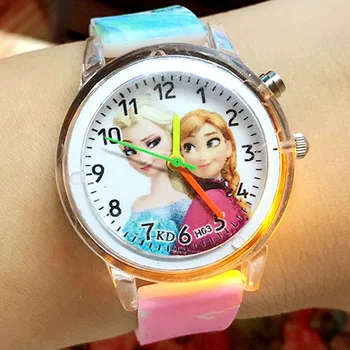 Princess Elsa Electronic Colorful Light Source Girls Birthday Party Kids Gift Clock Childrens Wrist Children Watches
Princess Elsa Electronic Colorful Light Source Girls Birthday Party Kids Gift Clock Childrens Wrist Children Watches