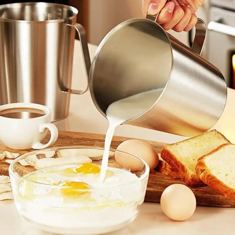 500ml/700ml Stainless Steel Measuring Cup Thicker Graduated Baking Liquid Milk Coffee Mug Kitchen Gadgets
500ml/700ml Stainless Steel Measuring Cup Thicker Graduated Baking Liquid Milk Coffee Mug Kitchen Gadgets
