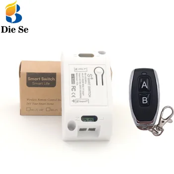 Wifi Switch Compatible with 433Mhz Wireless rf Remote Control AC220V 10A 1CH Smart Controller DIY Timer for IOS Android
Wifi Switch Compatible with 433Mhz Wireless rf Remote Control AC220V 10A 1CH Smart Controller DIY Timer for IOS Android