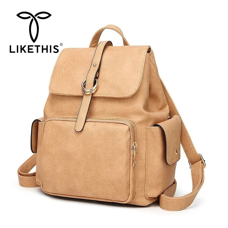 LIKETHIS 2019 new Fashion Backpack Women Leisure Casual Ladies High Capacity School Bag Travel Students Mochila Bolsa Back Packs
LIKETHIS 2019 new Fashion Backpack Women Leisure Casual Ladies High Capacity School Bag Travel Students Mochila Bolsa Back Packs