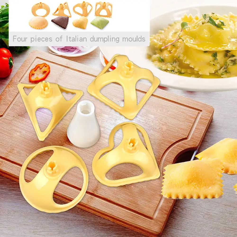 4Pcs DIY Dumpling Mold Round Triangle Heart Square Jiaozi Maker Device Dumplings Mold Kitchen Press Cooking Supplies
4Pcs DIY Dumpling Mold Round Triangle Heart Square Jiaozi Maker Device Dumplings Mold Kitchen Press Cooking Supplies
