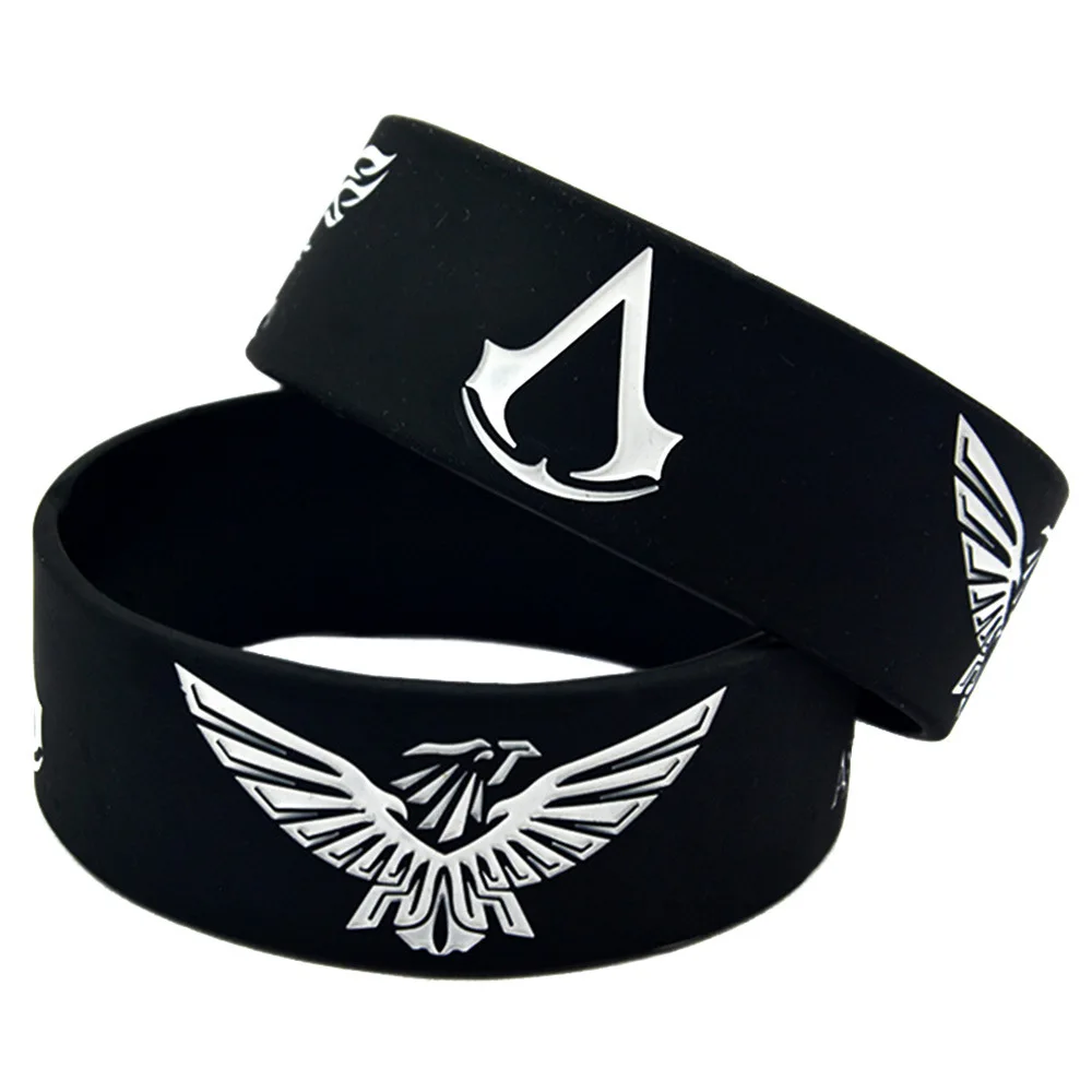 10pcs per lot Assassin's Creed silicone bangles and bracelets assassin's creed wristband basketball rubber bracelets
10pcs per lot Assassin's Creed silicone bangles and bracelets assassin's creed wristband basketball rubber bracelets