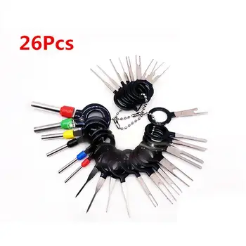 New Style 21/26pcs Stainless Steel Needle Terminal Remover Wire Harness Connection Picking Tool Push Needle 
New Style 21/26pcs Stainless Steel Needle Terminal Remover Wire Harness Connection Picking Tool Push Needle