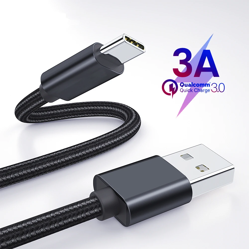 USB Type C Cable USB C Fast Charging Data Cable for Samsung Galaxy S9 S8 Plus Mobile Phone Charger Cable for Xiaomi Mi 8 LG
USB Type C Cable USB C Fast Charging Data Cable for Samsung Galaxy S9 S8 Plus Mobile Phone Charger Cable for Xiaomi Mi 8 LG