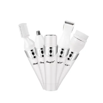 USB 5 in 1 Womens Electric Epilator Shaver Razor Nose Trimmer Bikini Trimmer Facial Brush Eyebrow Trimmer Hair Remover Shaving
USB 5 in 1 Womens Electric Epilator Shaver Razor Nose Trimmer Bikini Trimmer Facial Brush Eyebrow Trimmer Hair Remover Shaving