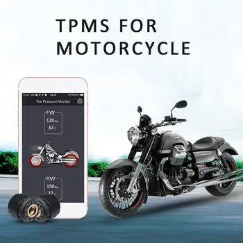 Motorcycle Bluetooth Tire Pressure Monitoring System TPMS Mobile Phone APP Detection 2 External Sensor TP200
Motorcycle Bluetooth Tire Pressure Monitoring System TPMS Mobile Phone APP Detection 2 External Sensor TP200