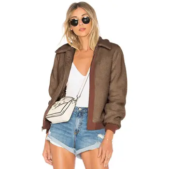 Fashion Women Coat Wool Winter Warm Zipper Lapel Coats Jacket Outwear Slim Tops Jackets Women Clothes Overcoat
Fashion Women Coat Wool Winter Warm Zipper Lapel Coats Jacket Outwear Slim Tops Jackets Women Clothes Overcoat