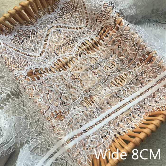 Exquisite Tulle White Black Eyelash Lace Collar Neckline Applique Embroidered Ribbon Trim For DIY Dress Sewing Supplies Guipure
Exquisite Tulle White Black Eyelash Lace Collar Neckline Applique Embroidered Ribbon Trim For DIY Dress Sewing Supplies Guipure