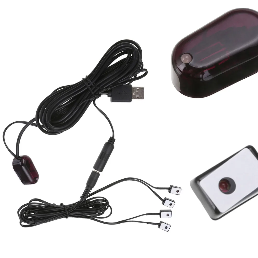 USB Adapter 1 Receiver 4 Emitters IR Extender Repeater Hidden Infrared Remote IR Extender System Kit
USB Adapter 1 Receiver 4 Emitters IR Extender Repeater Hidden Infrared Remote IR Extender System Kit