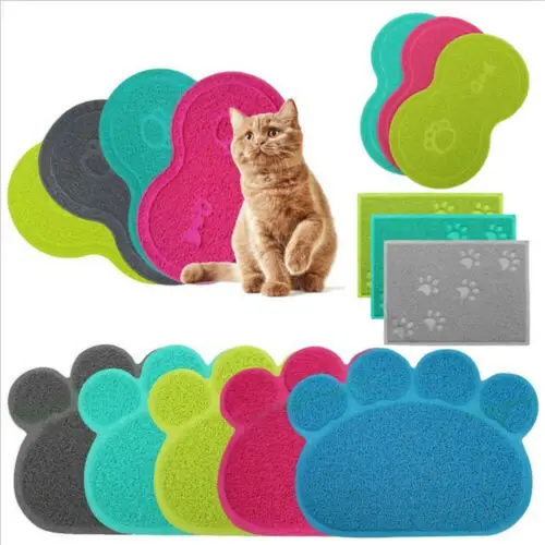 Pet Feeding Mats Dog Cute Paw PVC Bed Dish Bowl Food Waterproof Non-slip Feed Placemat Wipe Clean Mat Pet Supplies
Pet Feeding Mats Dog Cute Paw PVC Bed Dish Bowl Food Waterproof Non-slip Feed Placemat Wipe Clean Mat Pet Supplies