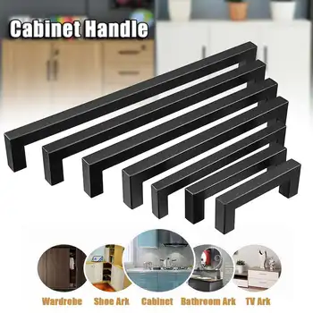 3-15Inch Black Stainless Steel Square Closet Drawer Cupboard Pulls Bathroom Cabinet Handles Door Knobs Furniture Kitchen Cabinet
3-15Inch Black Stainless Steel Square Closet Drawer Cupboard Pulls Bathroom Cabinet Handles Door Knobs Furniture Kitchen Cabinet