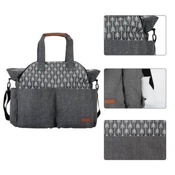 Multi-functional Mummy Bag Large-capacity Portable Crossbody Bag Diaper Bag Waterproof Travel Backpack With Stroller Strap
Multi-functional Mummy Bag Large-capacity Portable Crossbody Bag Diaper Bag Waterproof Travel Backpack With Stroller Strap
