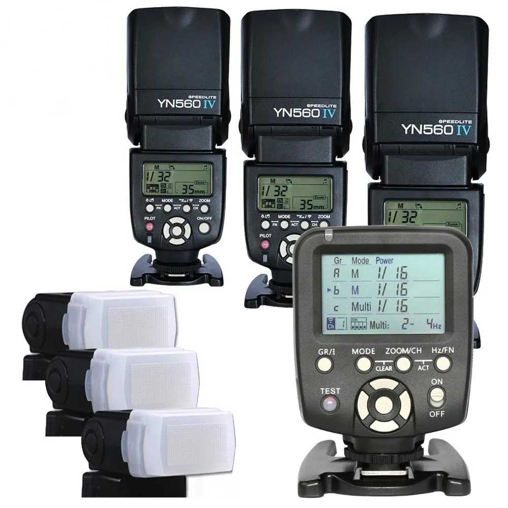 3PICs Yongnuo YN560IV YN-560 IV Wireless Flash Speedlite with YN560TX II For Canon Nikon Pentax D3300 D3200 D3100 D3000 D7100
3PICs Yongnuo YN560IV YN-560 IV Wireless Flash Speedlite with YN560TX II For Canon Nikon Pentax D3300 D3200 D3100 D3000 D7100