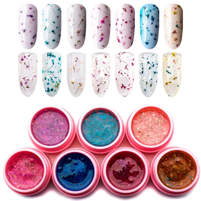 DIY Natural Dried Flower Nail Gel Polish Floral Soak Off Manicure Multiple Colors UV Nail Art Painting Gel Glue ZJJ3006
DIY Natural Dried Flower Nail Gel Polish Floral Soak Off Manicure Multiple Colors UV Nail Art Painting Gel Glue ZJJ3006