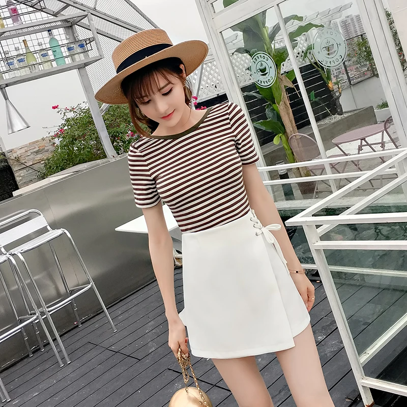 Spring And Summer New 2019 Anti-light Trousers Skirt A Skirt Short Skirt Female High Waist Han Fan Irregular Skirt
Spring And Summer New 2019 Anti-light Trousers Skirt A Skirt Short Skirt Female High Waist Han Fan Irregular Skirt