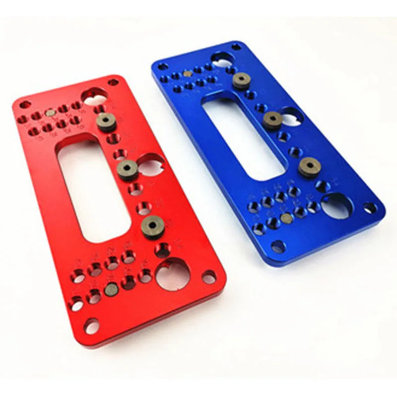 Red/Blue Cabinet Handle Punch Locator Template Drill Guide Woodworking Aluminum Alloy Accessories
Red/Blue Cabinet Handle Punch Locator Template Drill Guide Woodworking Aluminum Alloy Accessories