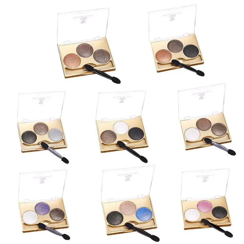 Mini Diamond Eye Shadow Palette Non-fainting And Non-fading Make Up Glitter Eyeshadow 3 Color Pearlescent For Women And Girl
Mini Diamond Eye Shadow Palette Non-fainting And Non-fading Make Up Glitter Eyeshadow 3 Color Pearlescent For Women And Girl