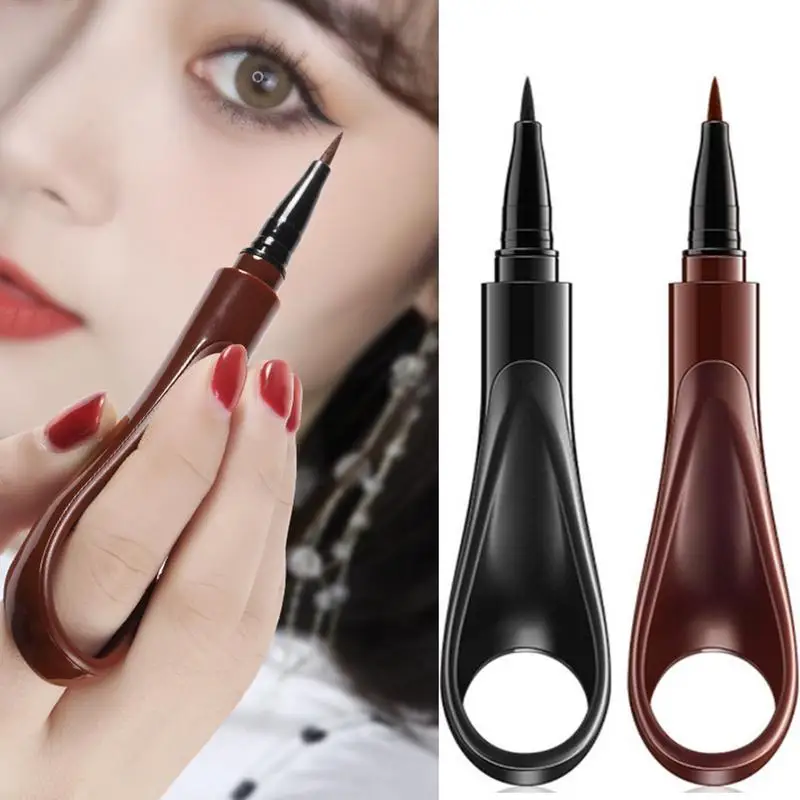 Finger Ring Design Liquid Eyeliner Easy Drawing Waterproof Sweat - Proof Long Lasting No Fading Makeup Tool For Beginner
Finger Ring Design Liquid Eyeliner Easy Drawing Waterproof Sweat - Proof Long Lasting No Fading Makeup Tool For Beginner
