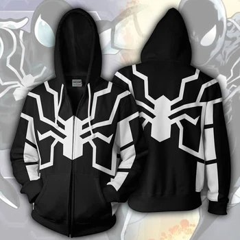 Unisex 3d zipper hoodie Spider-man creative 3D printing hooded casual sportswear casual hoodie hooded hip hop TOP2019 new
Unisex 3d zipper hoodie Spider-man creative 3D printing hooded casual sportswear casual hoodie hooded hip hop TOP2019 new